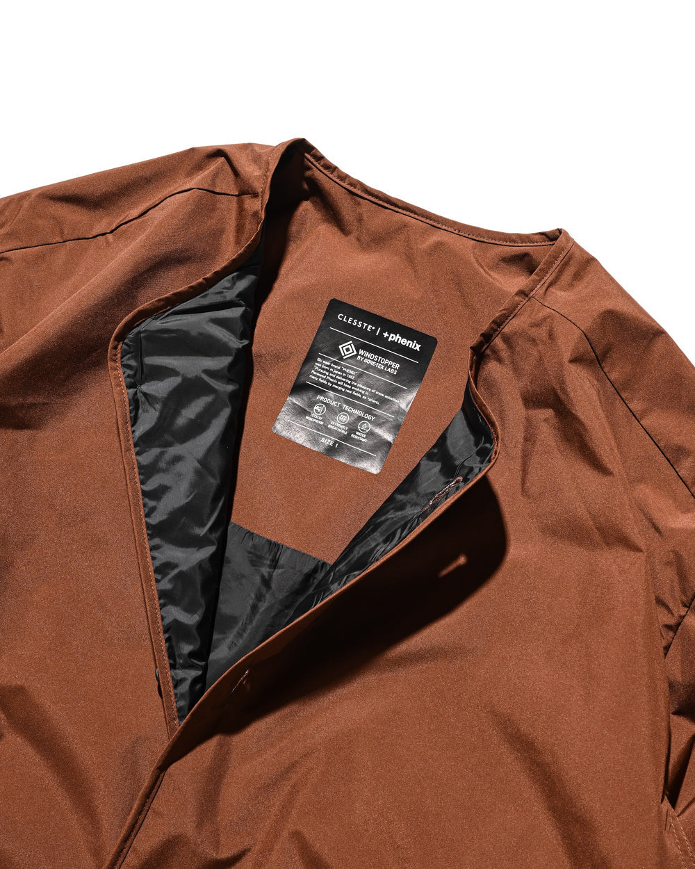 CLESSTE / +Phenix Windstopper ® By Gore-tex Labs City Fishtail Parka With Liner Jacket (Chocolate Brown)