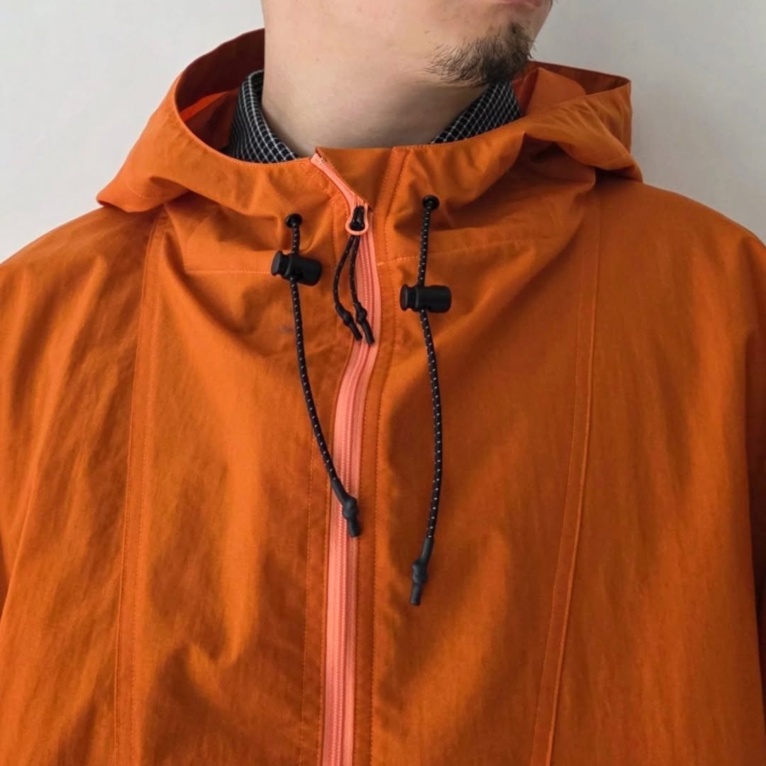 CLESSTE / Packable City Anorak Parka (Orange)