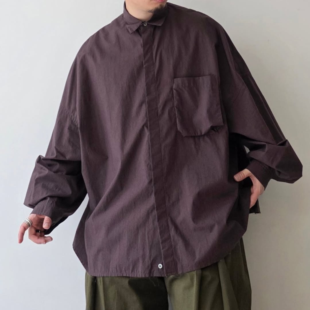 THE JEAN PIERRE / Signature 11XL Shirt(Typewriter)(Dark Choco)