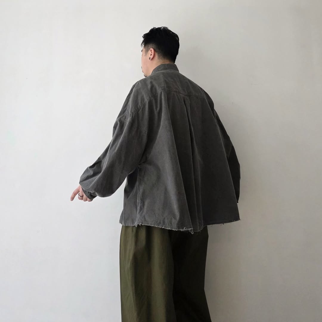 THE JEAN PIERRE / Signature 11XL Shirt (Broad)(Fade Blk)