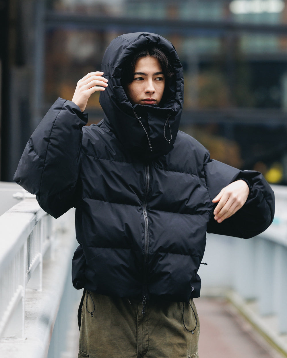 CLESSTE / +Phenix Windstopper ® By Gore-tex Labs City Down Jacket (Black)