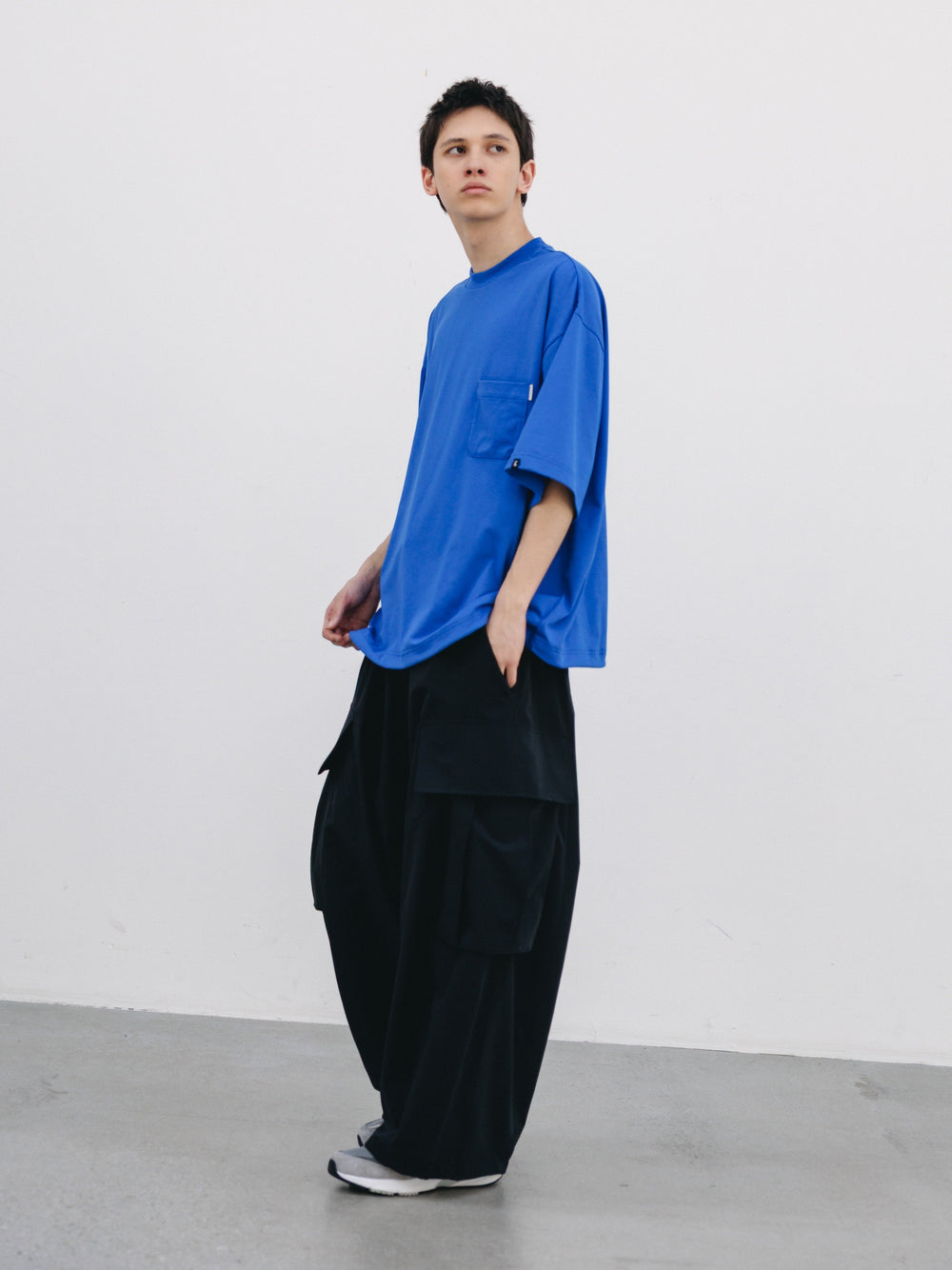 CLESSTE / Tech Pocket S/S T-Shirt (Blue)