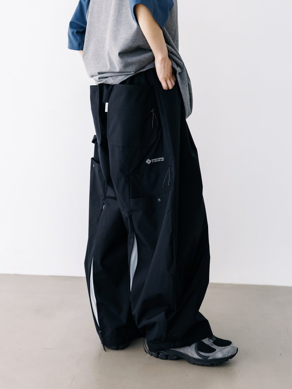 CLESSTE / +Phenix Windstopper ® By Gore-tex Labs City Massive Utility Pants (Black x White)