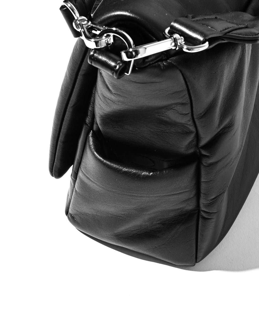 CLESSTE / Leather Padded Flap Holiday Bag