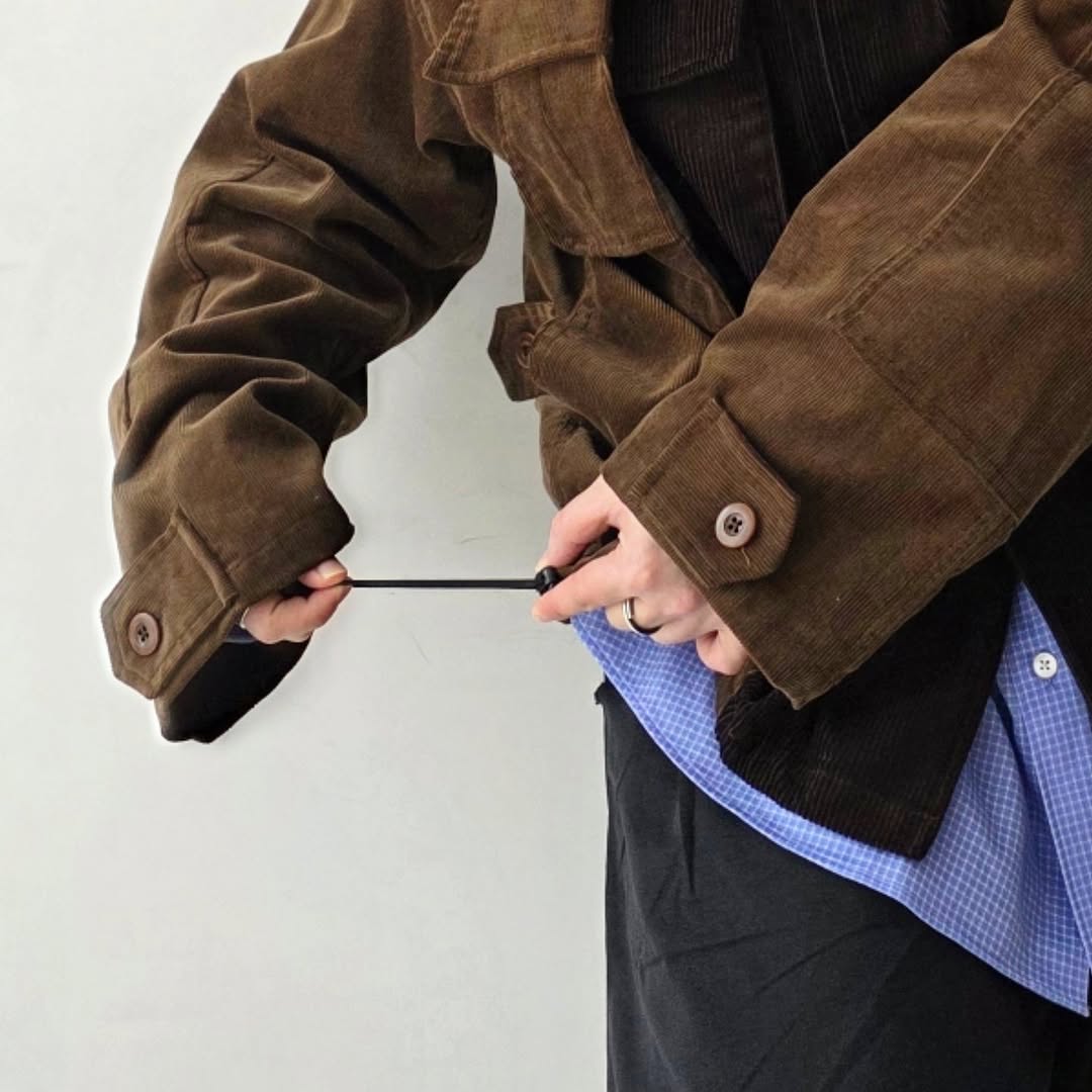 ELEPHANT TRIBAL FABRICS / Double Military Jacket