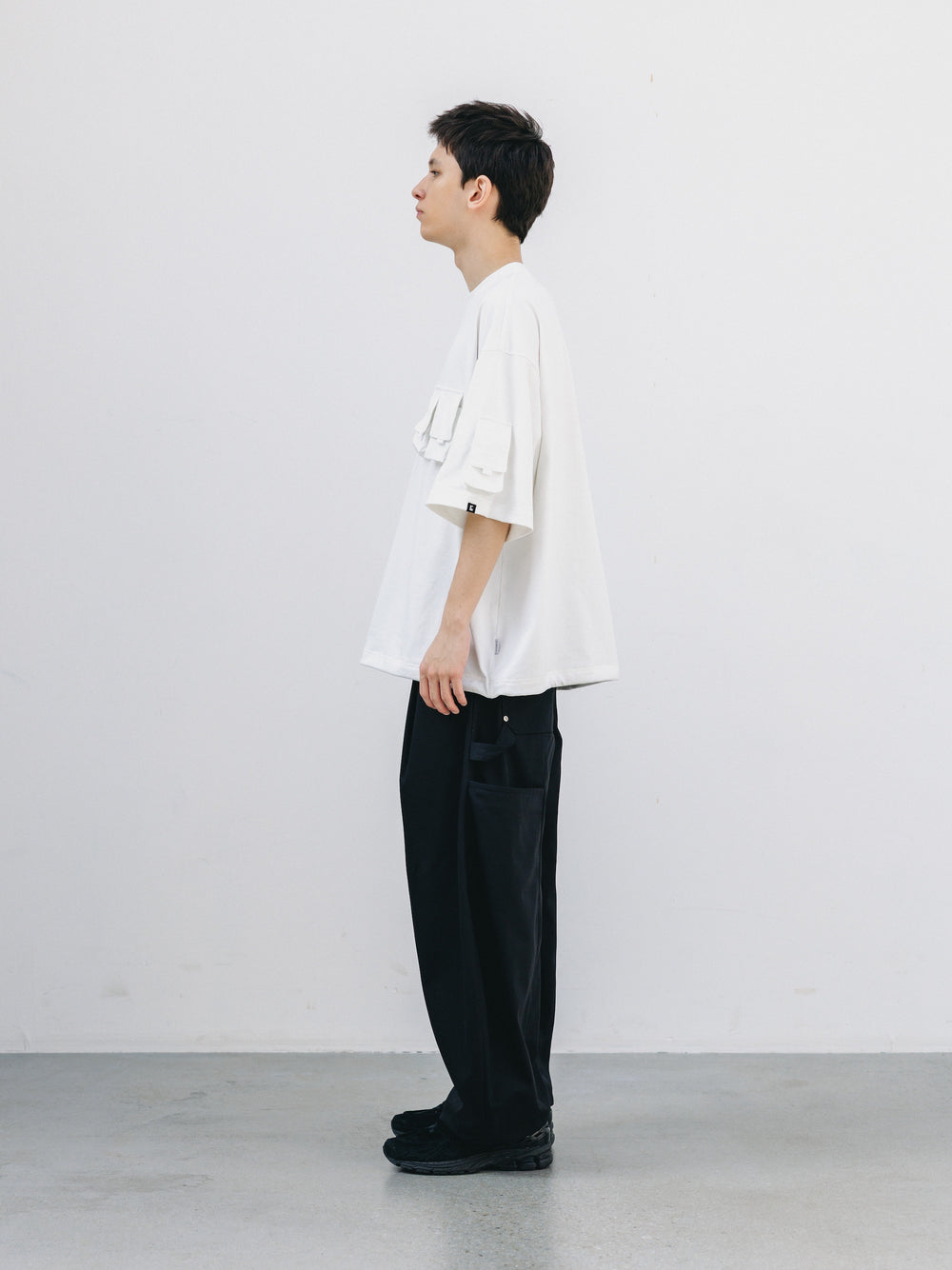 CLESSTE / Multi Pocket S/S T-Shirt (White)
