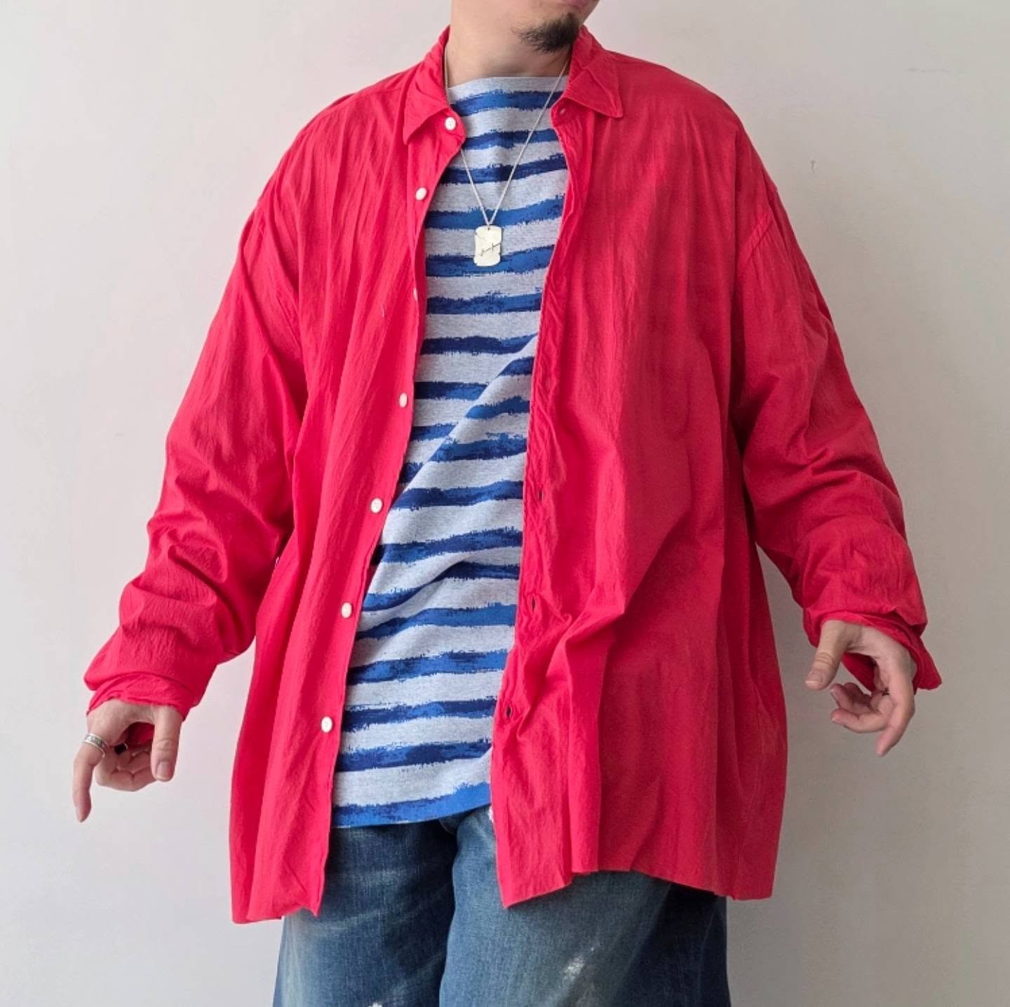 KANEMASA PHIL / 46G Artisan Shirt (Dyed Pink)