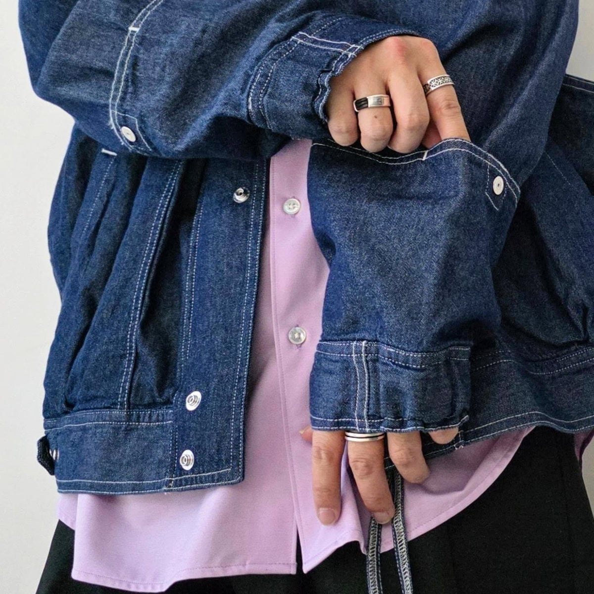 INNAT / Denim Hunter Hiker Jacket (One Wash Blue)