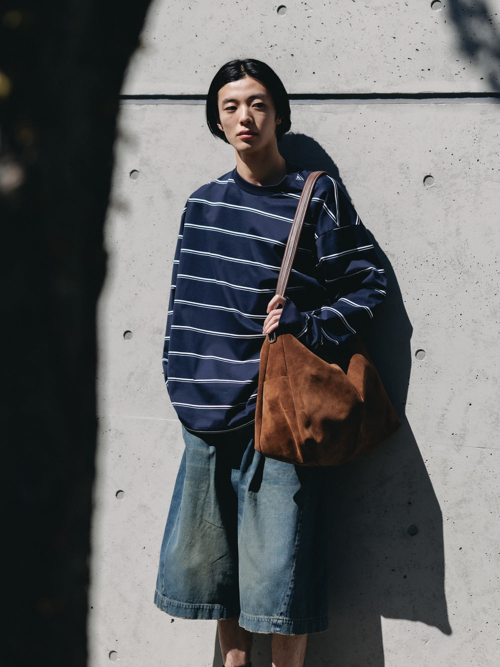 CLESSTE / Suede Nomad Bag (Brown)