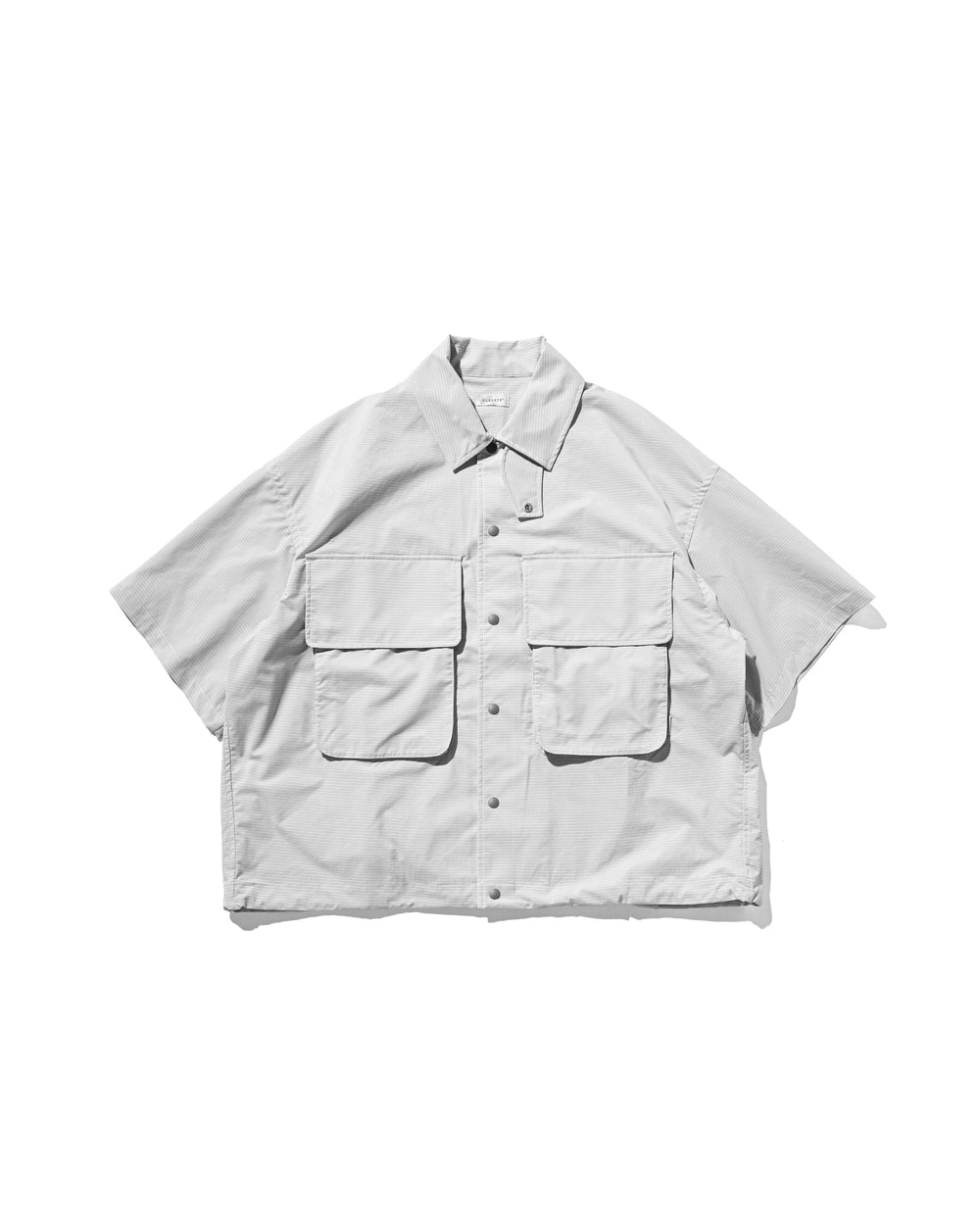 CLESSTE / Graph Check Wading S/S Shirt Jacket (White x Black)