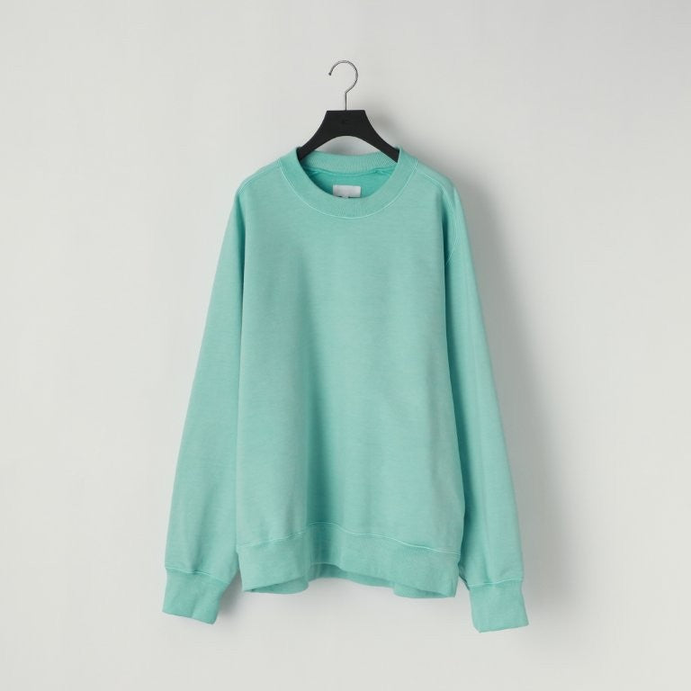 KANEMASA PHIL / 36G Fine Sweat Freedom Sleeve Pullover (Turquoise Pigment)