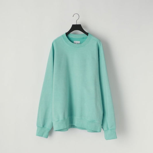 KANEMASA PHIL / 36G Fine Sweat Freedom Sleeve Pullover (Turquoise Pigment)