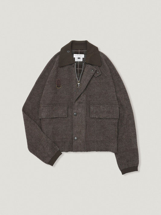 ELEPHANT TRIBAL FABRICS / Hunting Knit Shirt (Brown)