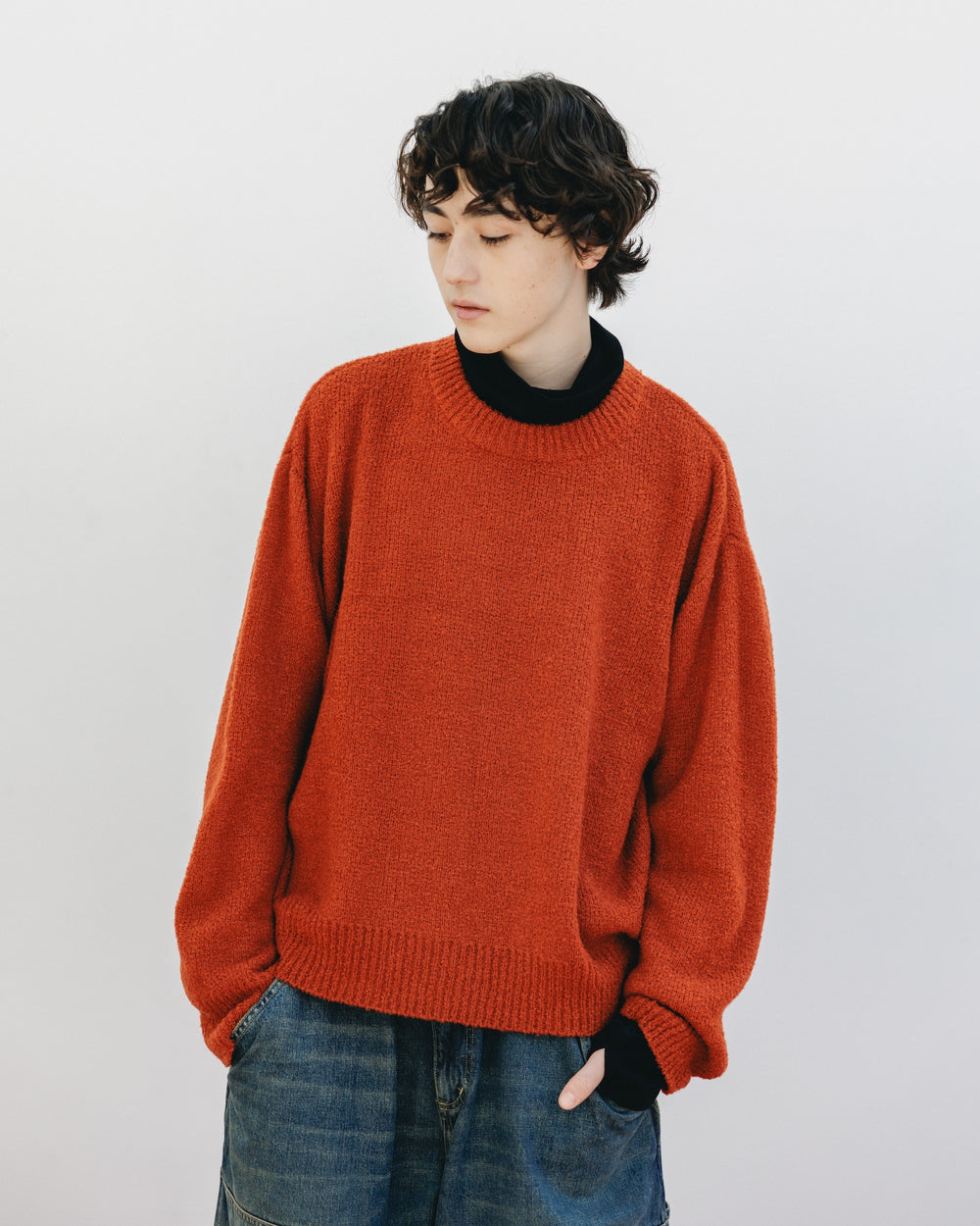CLESSTE / Slub Pile Knit Pullover
