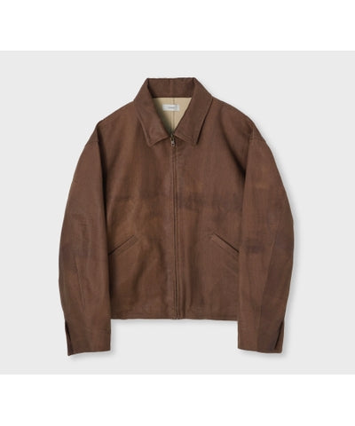 NOMAT / Cotton Hand Painted Zip Blouson