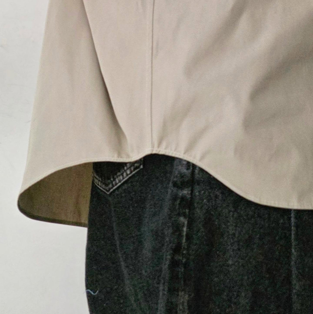 NONNOTTE / Draping Shirt 001 (Light Taupe)