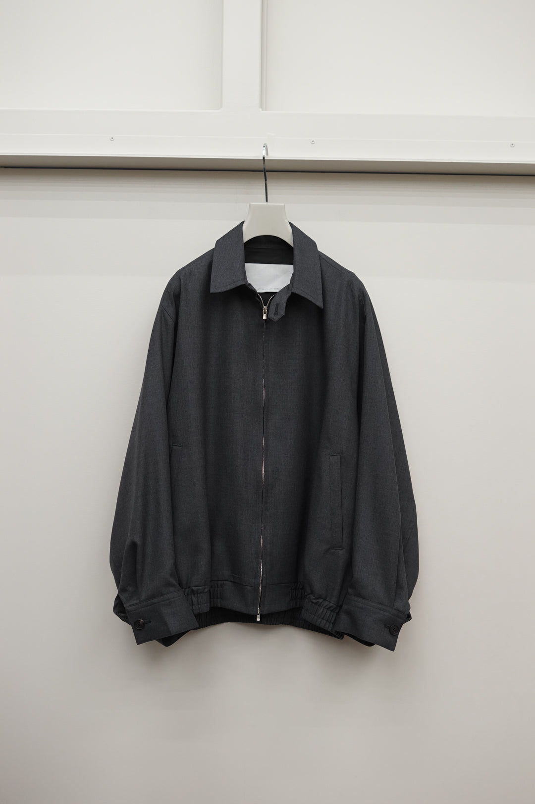 NONNOTTE / Draping Big Yoke Raglan Drizzler Jacket (Charcoal Top)