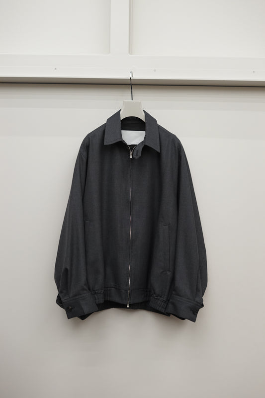 NONNOTTE / Draping Big Yoke Raglan Drizzler Jacket (Charcoal Top)