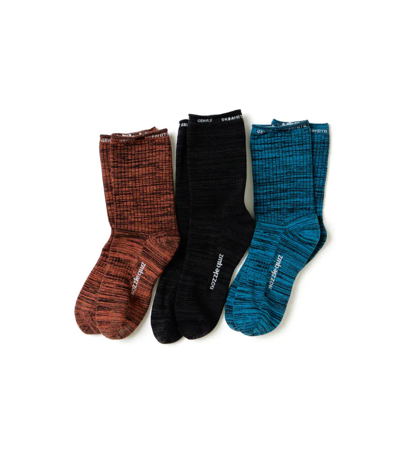 NOZZLEQUIZ / Burst Or. - Essential Mid Socks