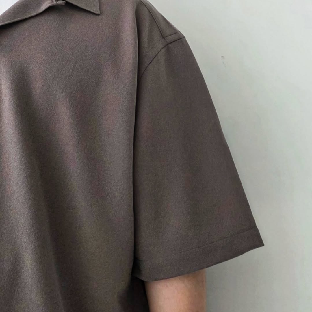 KANEMASA PHIL / 36G Cupro Ether Shirt (Charcoal)
