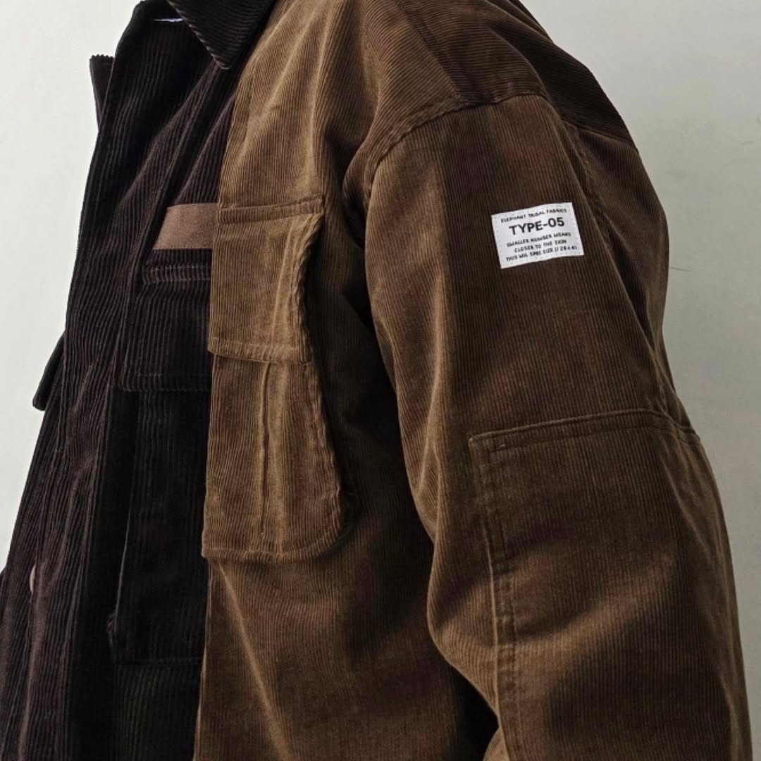 ELEPHANT TRIBAL FABRICS / Double Military Jacket