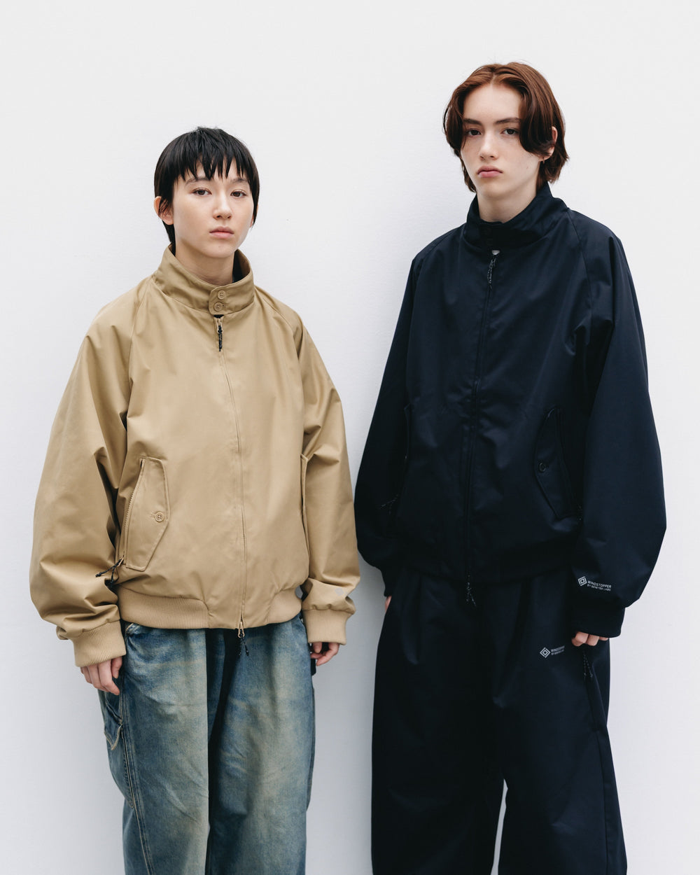 CLESSTE / +Phenix Windstopper® By Gore-Tex Labs Twill City Harrington Jacket (Black)