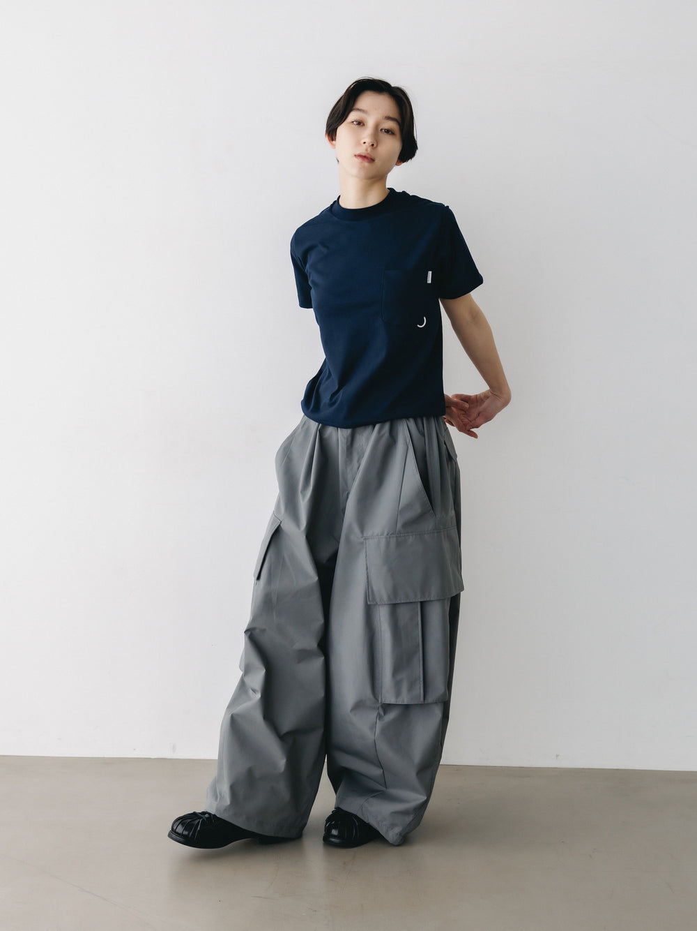 CLESSTE / +Phenix Windstopper ® By Gore-tex Labs City Mega Pocket Balloon Cargo Pants (Charcoal Gray)