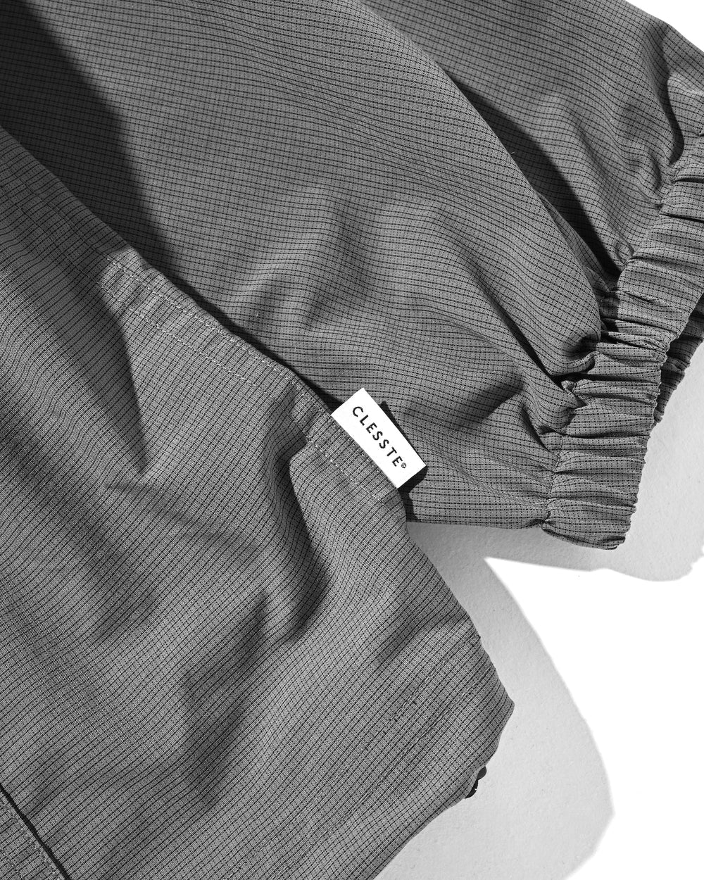 CLESSTE / Packable City Anorak Parka (Gray Mini Graph Check)