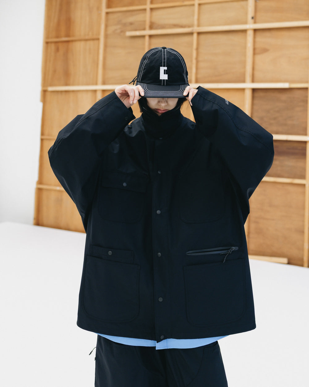 CLESSTE / 'C' Active City Cap 001 (Black x White)