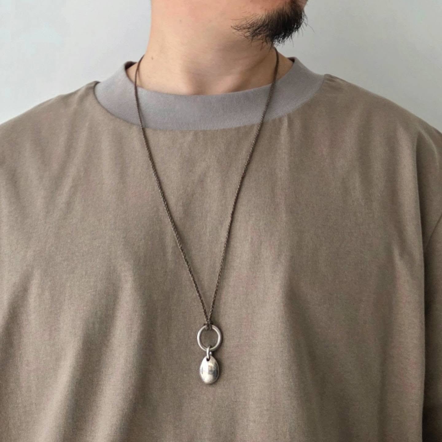 GANDER / Reversible Tee Grey/Beige