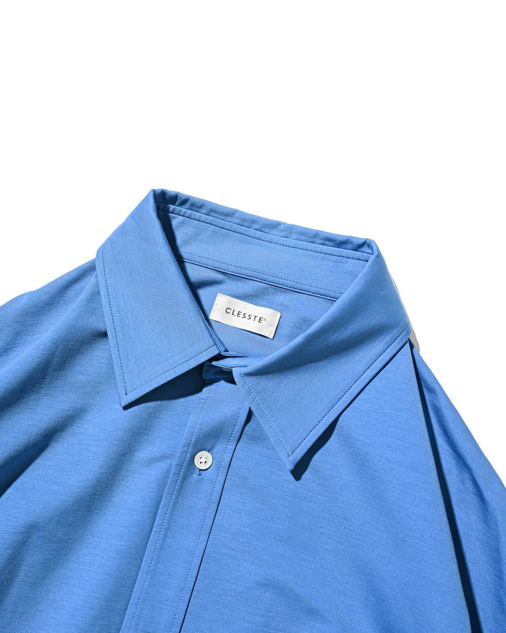 CLESSTE / 46G Knit Everyday S/S Shirt (Sax Blue)