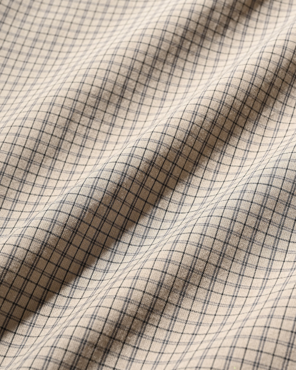 CLESSTE / Mini Plaid L/S Pullover Shirt (Beige)