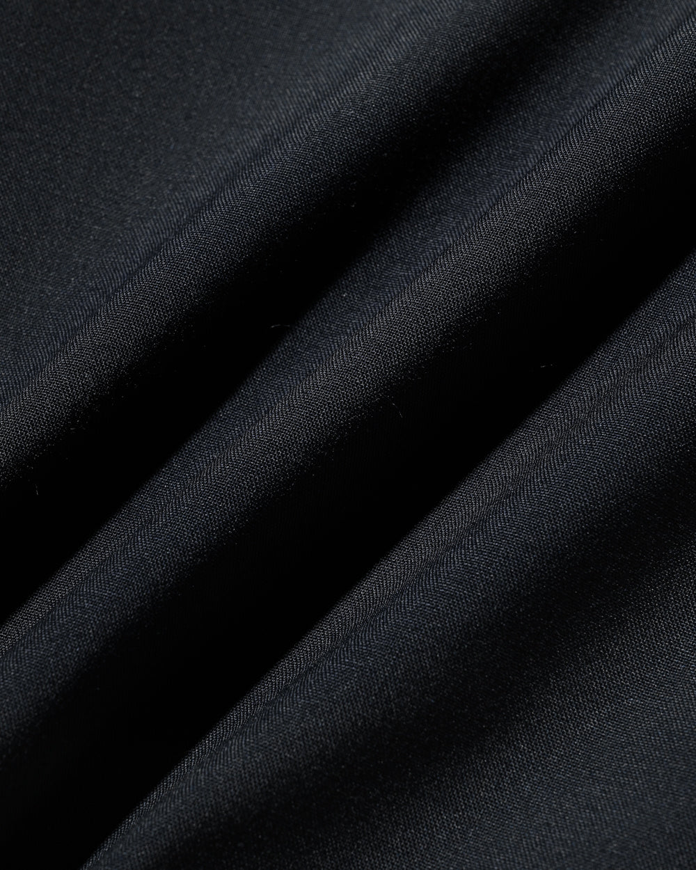 CLESSTE / Tropical Wool City S/S Half Zip Shirt (Navy)