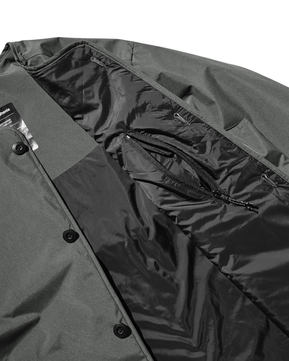 CLESSTE / +Phenix Windstopper ® By Gore-tex Labs City Fishtail Parka With Liner Jacket (Asphalt Gray)