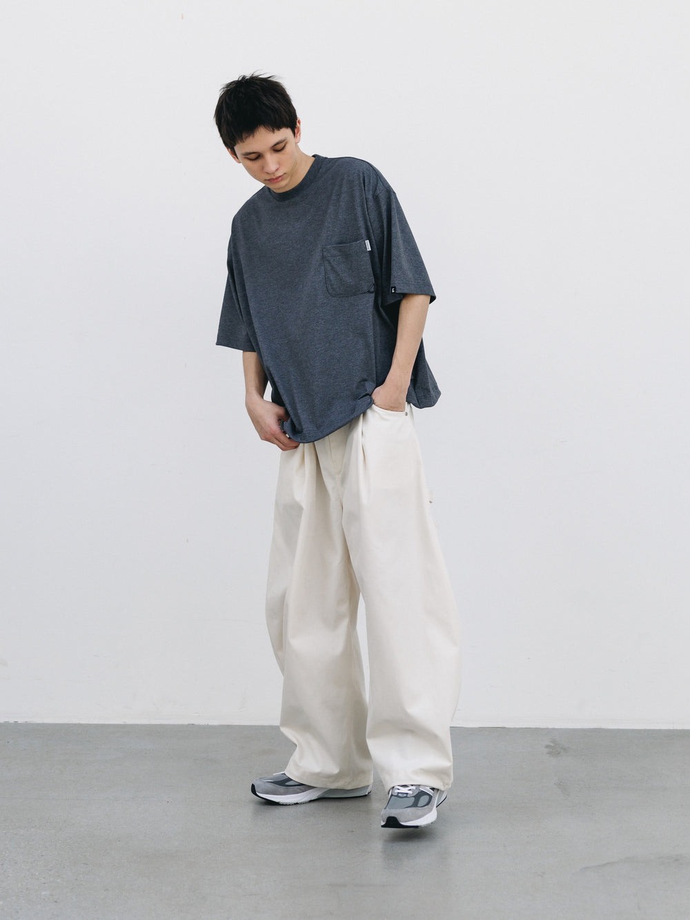 CLESSTE / Tech Pocket S/S T-Shirt (Charcoal)