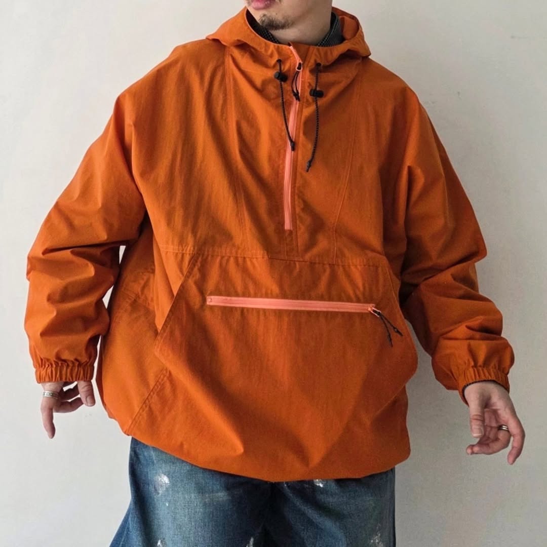 CLESSTE / Packable City Anorak Parka (Orange)
