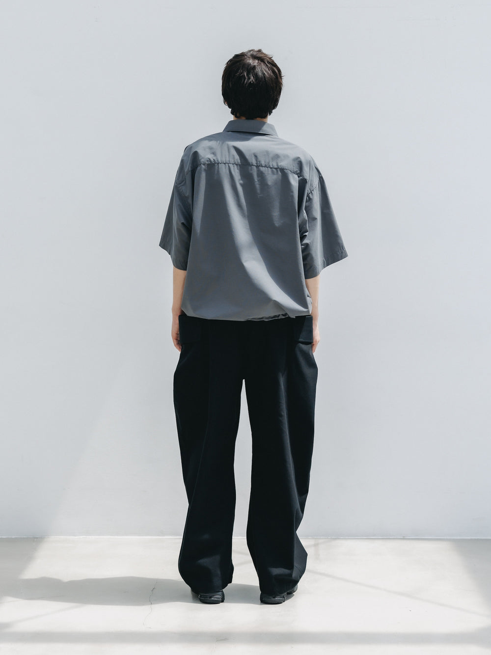 CLESSTE / Mini Plaid S/S Pullover Shirt (Charcoal)