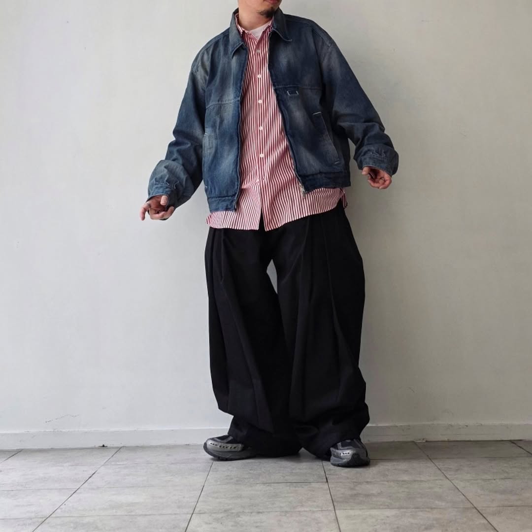 ANCELLM / Denim Zipup Jacket (Indigo)