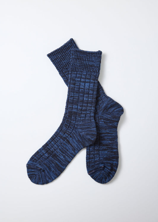 ROTOTO / Organic Cotton Indigo Tone Socks