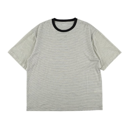 KANEMASA PHIL / 36G Wool Stripe S/S Tee