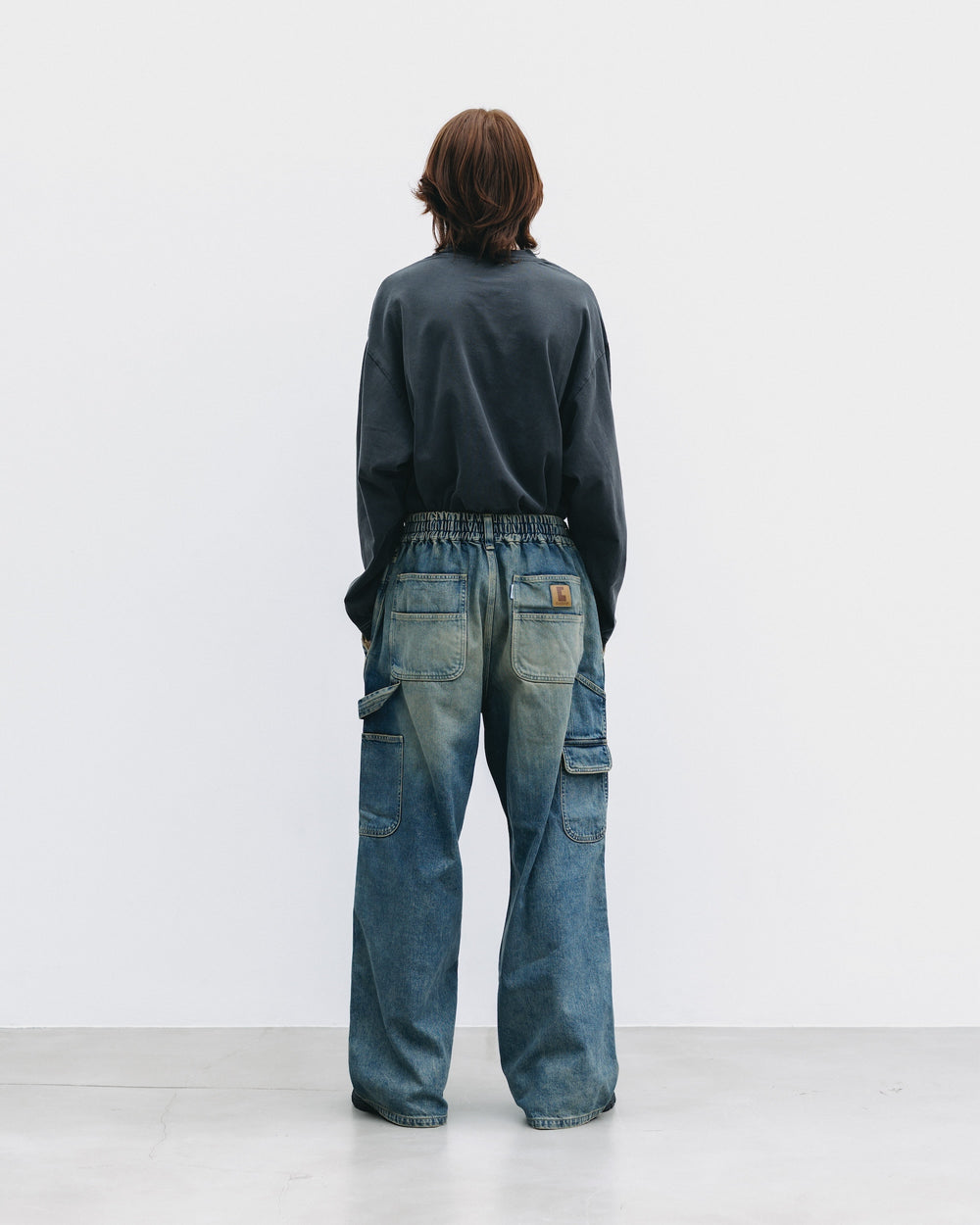 CLESSTE / Vintage Dyed Selvedge Denim Worker Pants (Vintage Indigo)