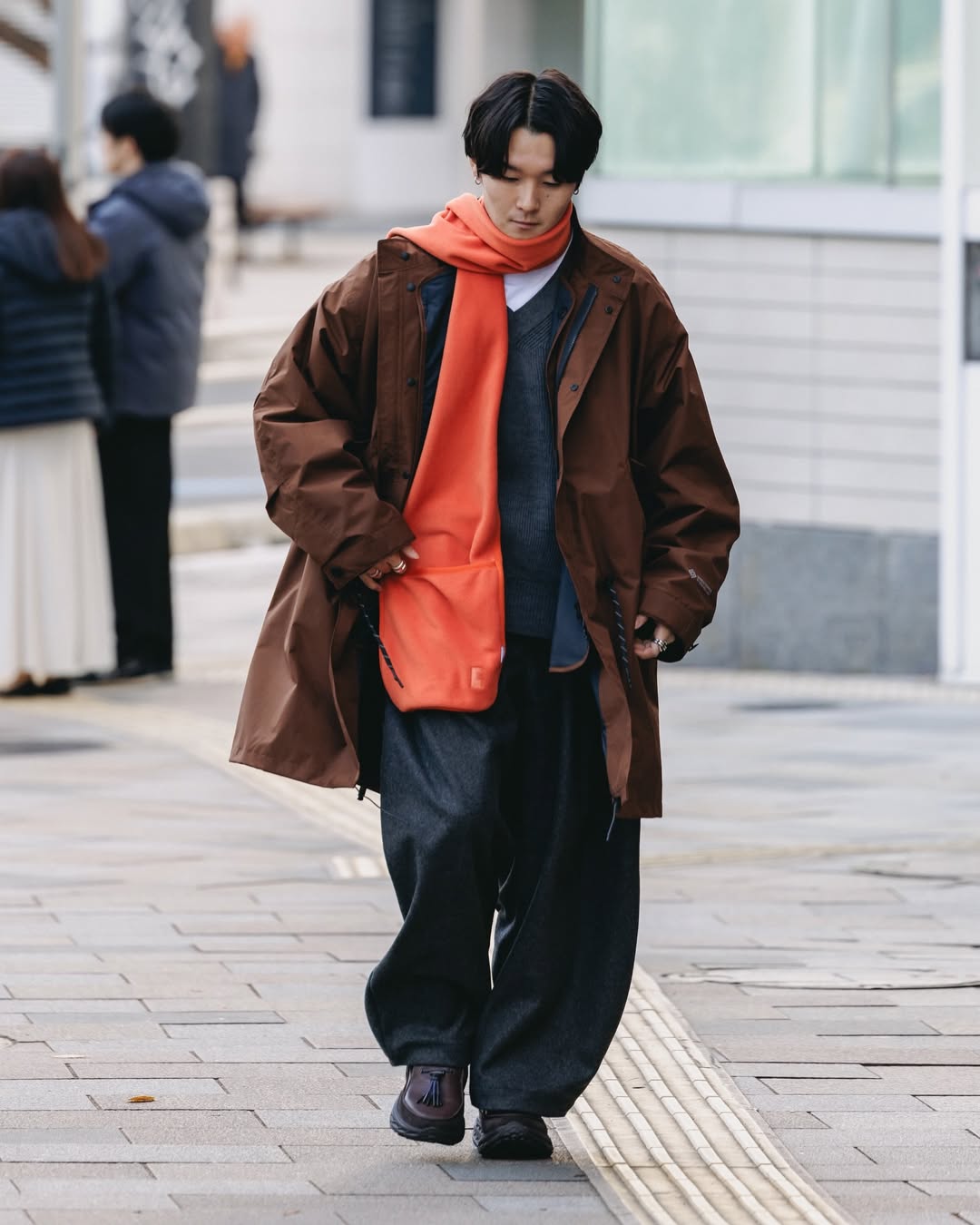 CLESSTE / +Phenix Windstopper ® By Gore-tex Labs City Fishtail Parka With Liner Jacket (Chocolate Brown)