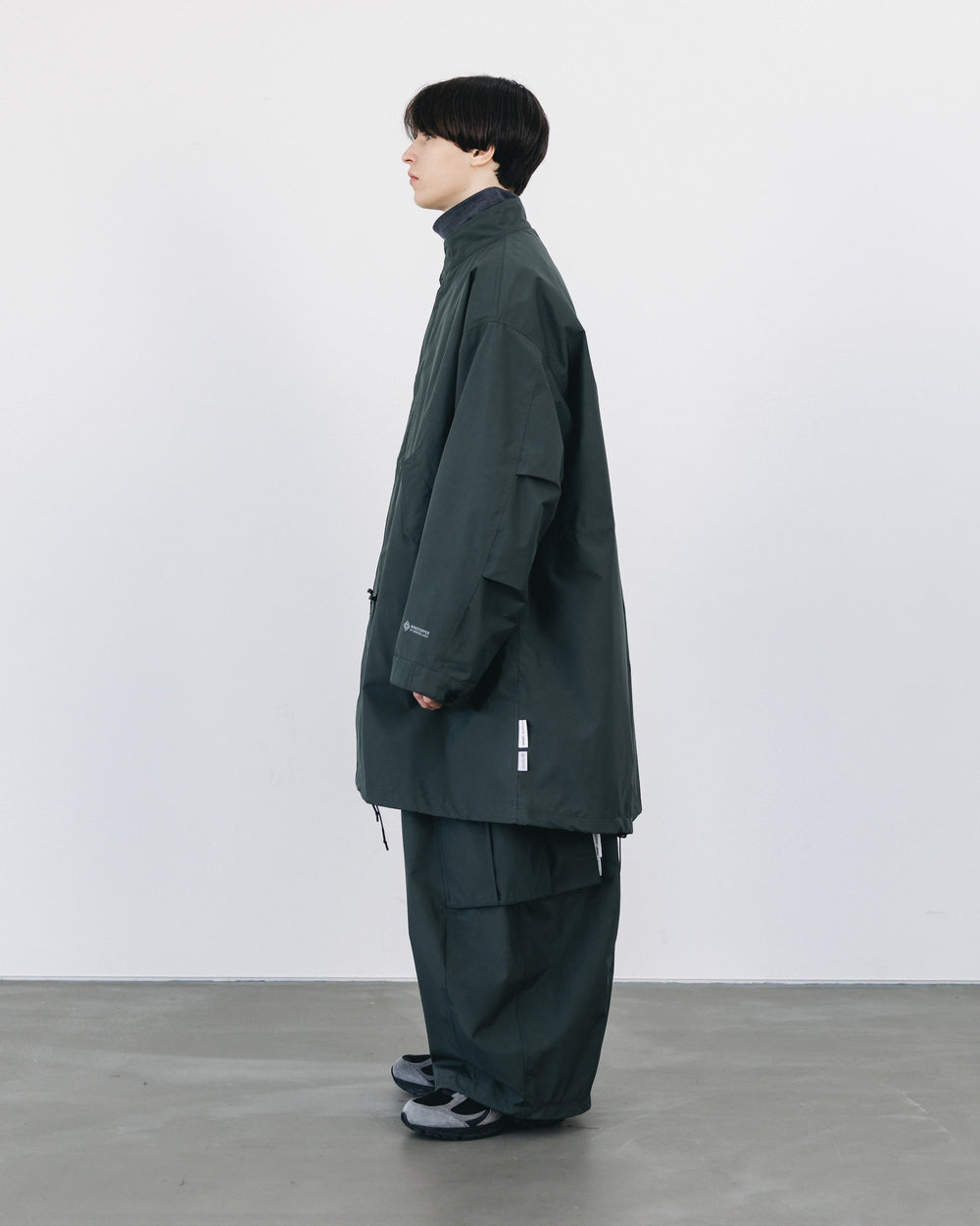 CLESSTE / +Phenix Windstopper ® By Gore-tex Labs City Fishtail Parka With Liner Jacket (Asphalt Gray)