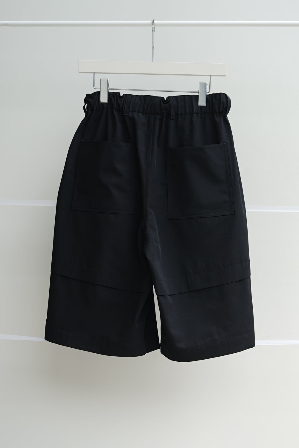 NONNOTTE / Pleat Dock Shorts Trousers (Black)