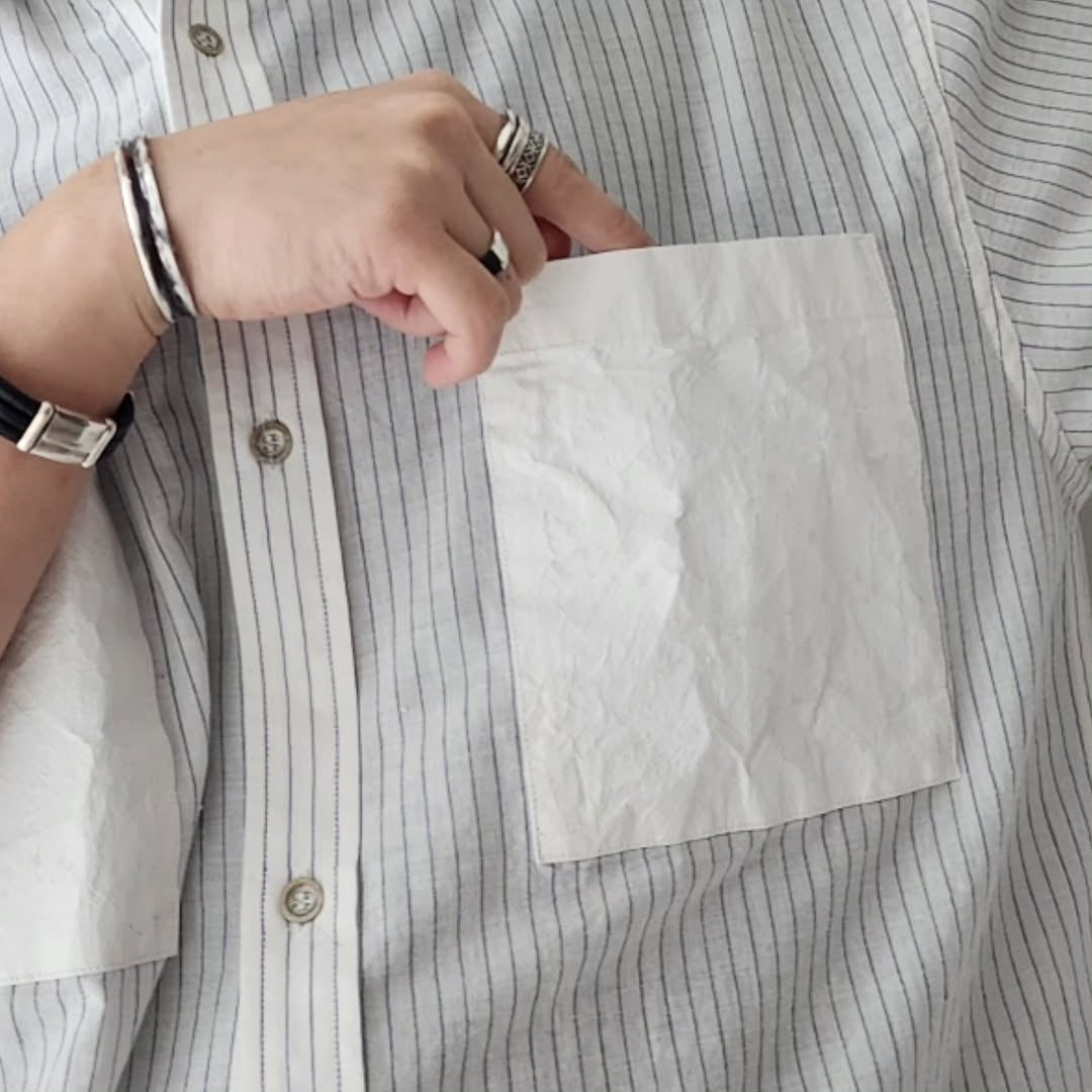 NOMAT / Short Sleeved Shirt (Stripe)