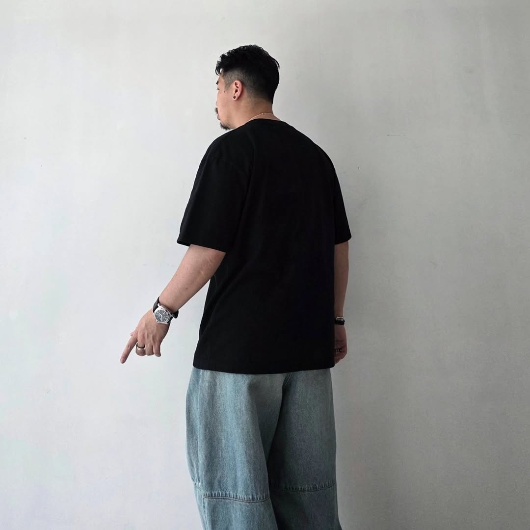 THE JEAN PIERRE / Photo EMB SS Tee (Black)