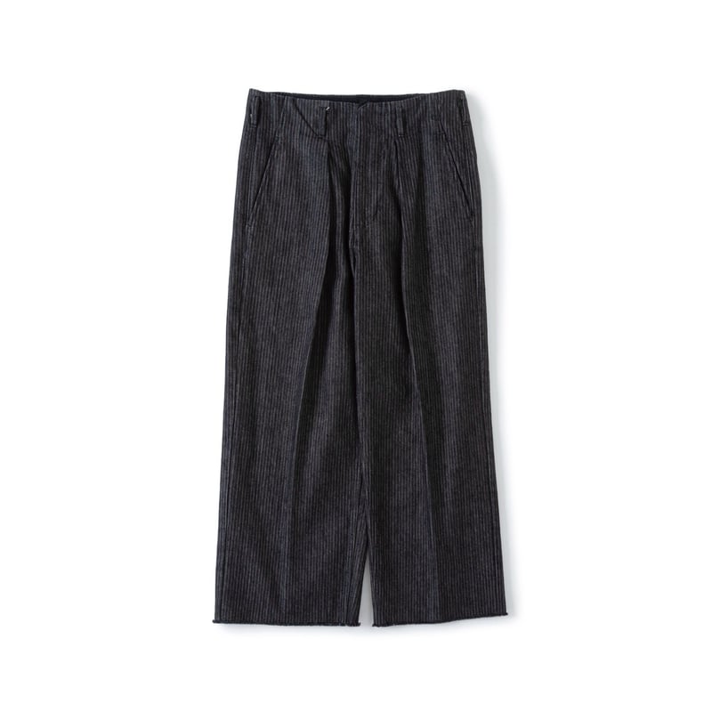 SABY / Tuck Baggy Type 2 - Stripe Denim One Wash - (Black OW)