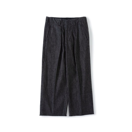 SABY / Tuck Baggy Type 2 - Stripe Denim One Wash - (Black OW)