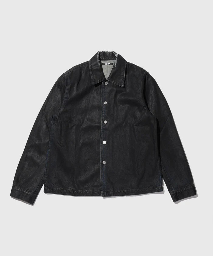 CODA / WAXED Offset Denim Tiered Jacket