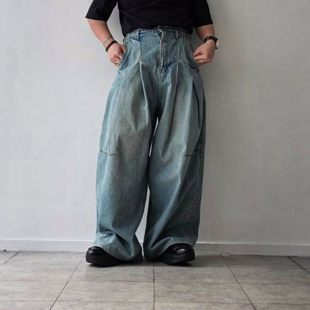SHINYAKOZUKA / Damaged Ordinary City Baggy (Issue#8)(Indigo)